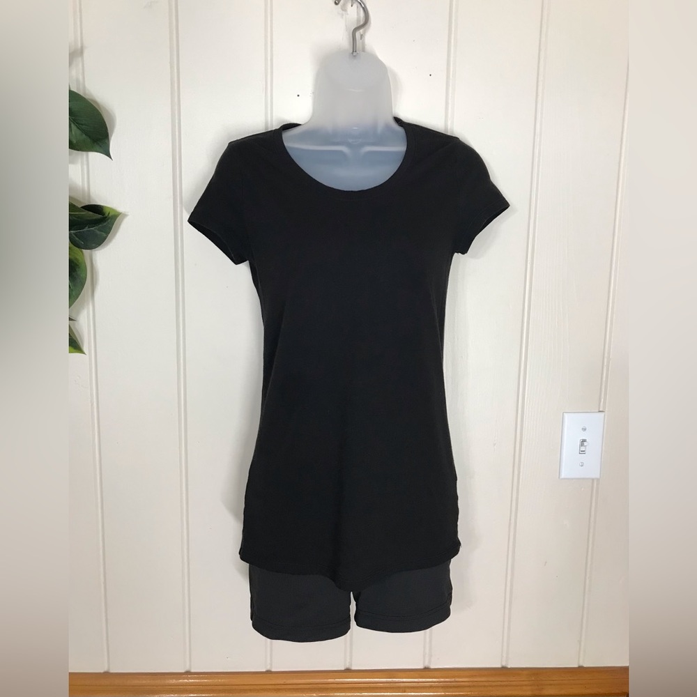 Girls No Boundaries Black SS Round Crew Neck Tee T-Shirt Blouse
Size Medium Cute